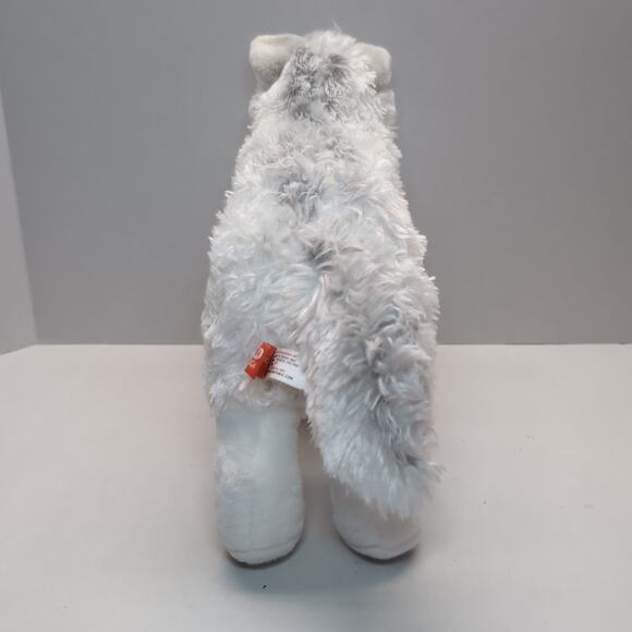 Wild Republic White Wolf Plush Arctic Yellow Eyes Standing Plush Stuffed Toy - Picture 3 of 8